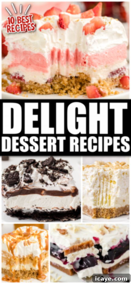 Heavenly Bites Recipes 2 A beautiful selection of various delight dessert slices arranged on a pristine white platter.