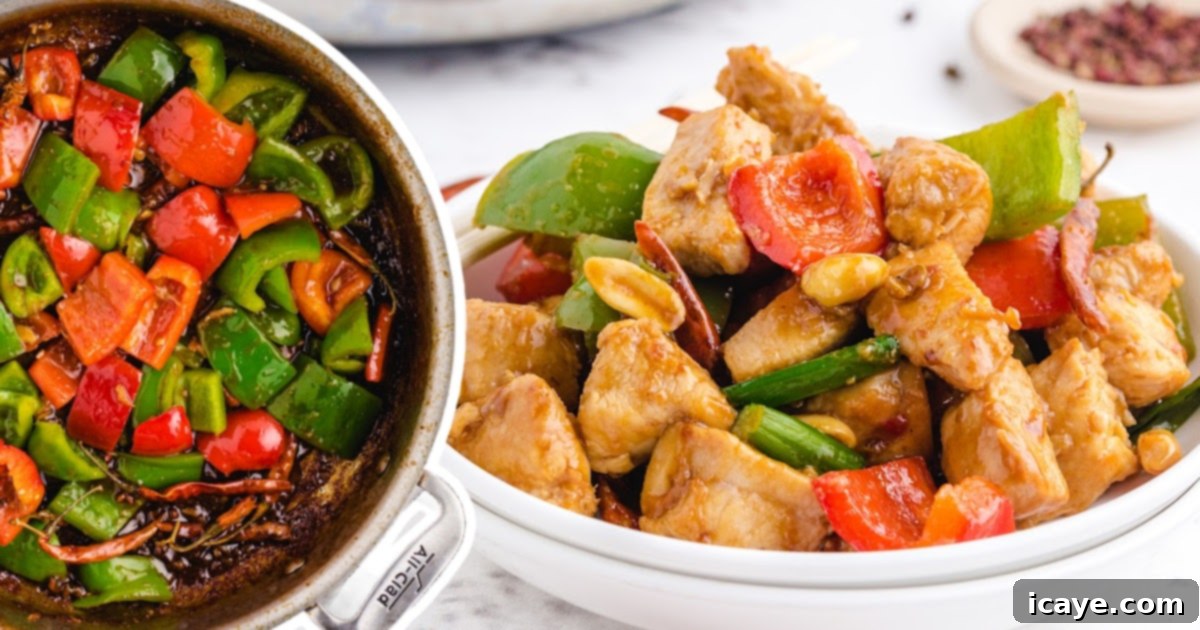 Sichuan Chili Peanut Chicken 11 Kung Pao Chicken on a plate